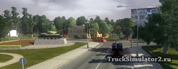 Русская карта для Euro Truck Simulator 2