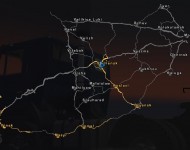 Русская карта 1.3.5 для Euro Truck Simulator 2