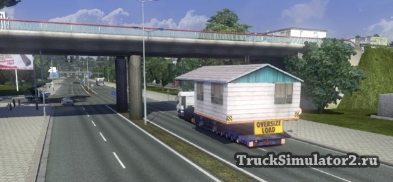 Мод - негабаритные грузы ETS2