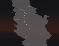 Карта Сербии