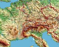 Цветная карта Европы