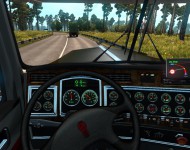 Kenworth W900 - салон