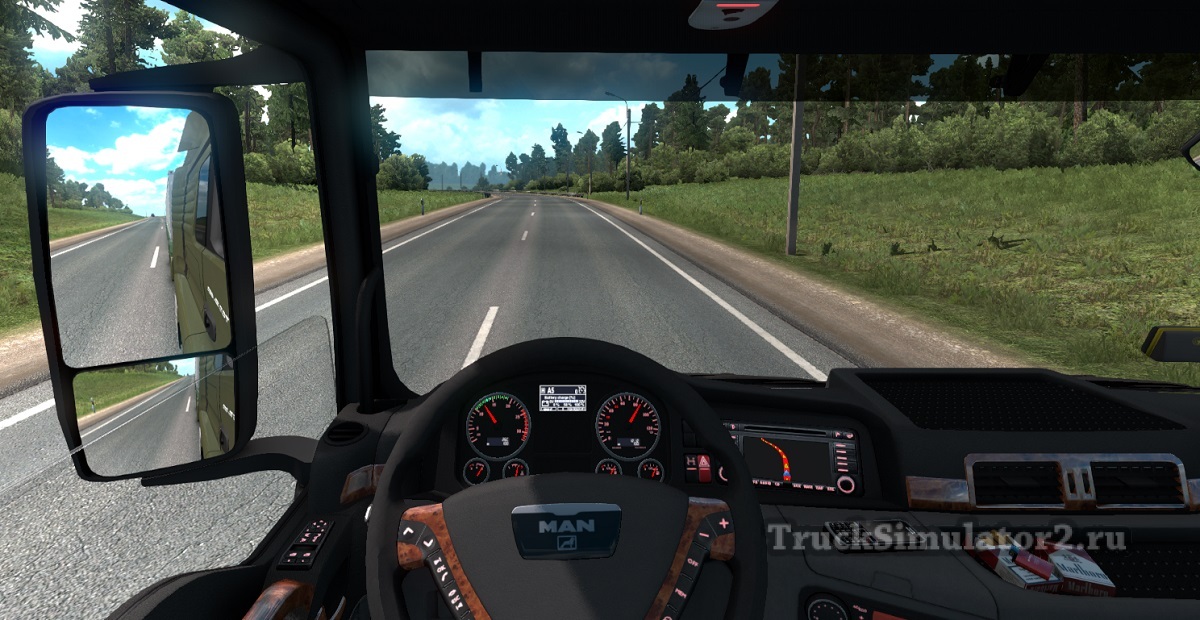 Интерьер для man для euro truck simulator 2