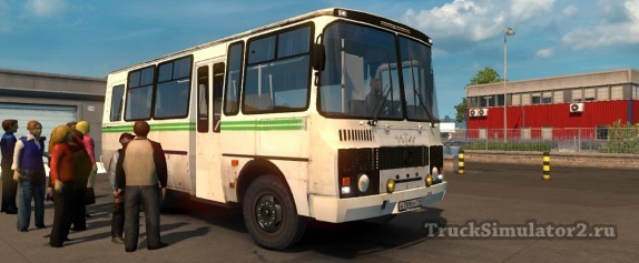 ПАЗ-3205 мод пазика в ETS2