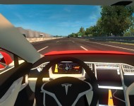 Tesla Model S - интерьер