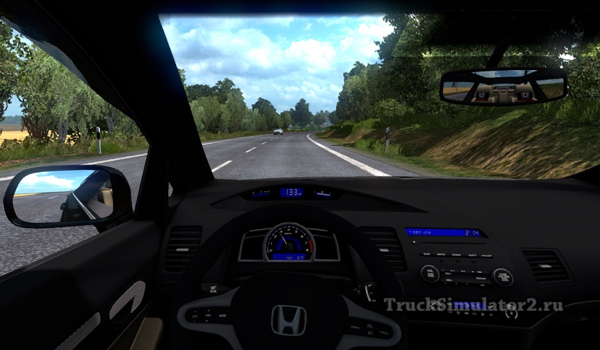 Honda Civic FD6 для Euro Truck Simulator 2 1.35, 1.43