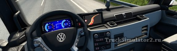 Volkswagen Meteor - интерьер с цифровой панелью